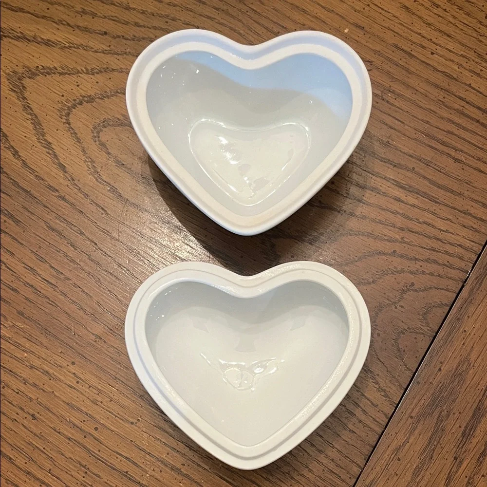 Rosenthal‎ Heart-Shaped Floral Trinket Box